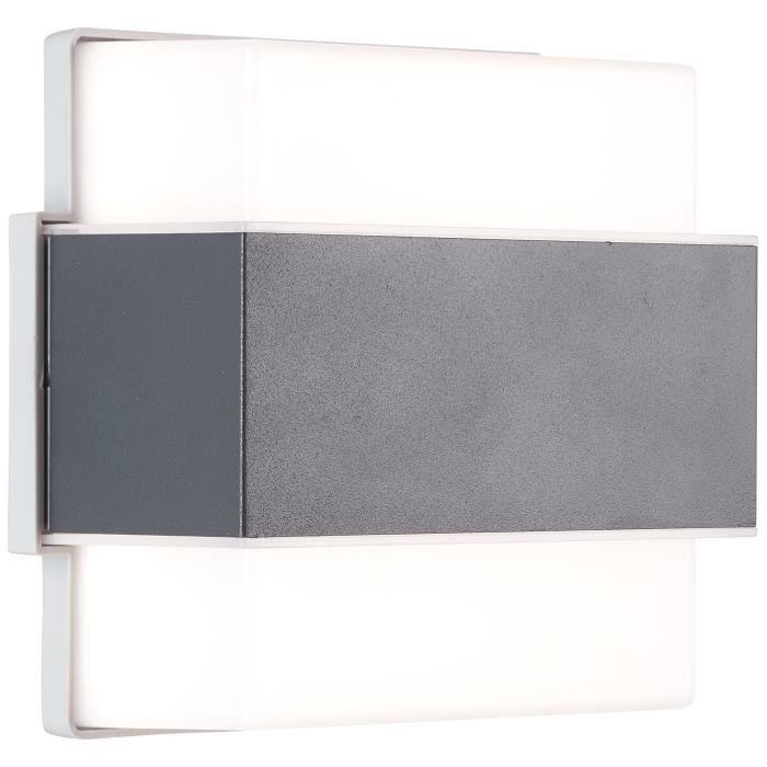 BRILLIANT Outdoor Wall Light - ARCHIE - Metal and Plastic - Anthracite - Integrated LED - 7W - IP44
