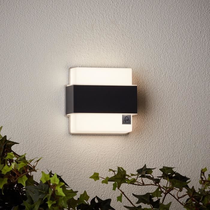 BRILLIANT Outdoor Wall Light - ARCHIE - Metal and Plastic - Anthracite - Integrated LED - 7W - IP44