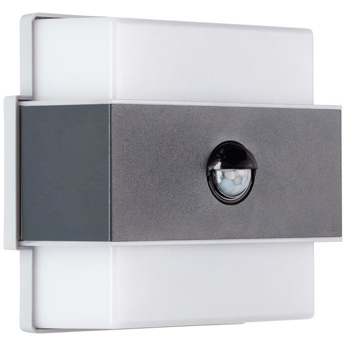 BRILLIANT Outdoor Wall Light - ARCHIE - Motion Detector - Metal & Plastic - Anthracite - Integrated LED - 7.5 W - IP44