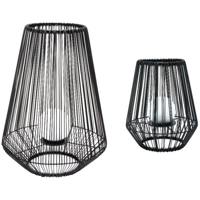 GALIX Decorative Solar Lantern with Beaded Ball - H30 - 10 Lumens - 8 Hours Illumination