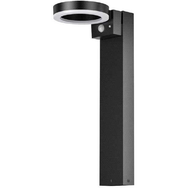 GALIX Solar Bollard - G4590B - Very Bright - Stainless Steel with Motion Sensor - H50 cm - 1000 Lumens