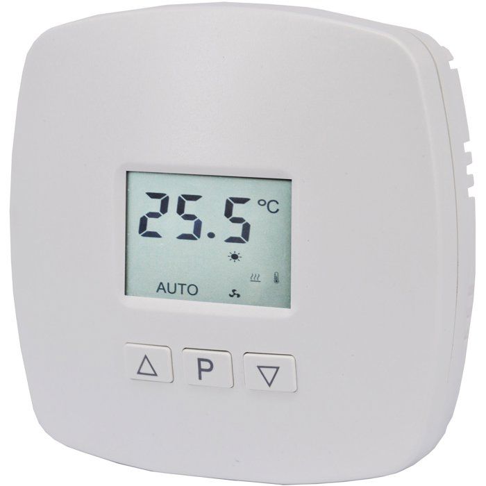 Thermostat digital - GAO - Branchement 2 fils - Réglage 530°C - 4 modes Eco/Confort/Hors-gel/Standby