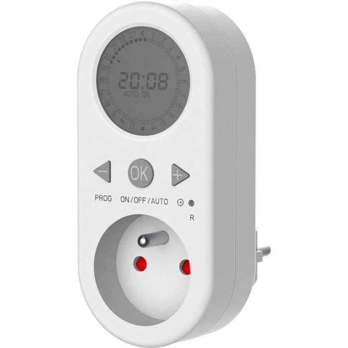 GAO Digital Timer with LCD - 1800W - White