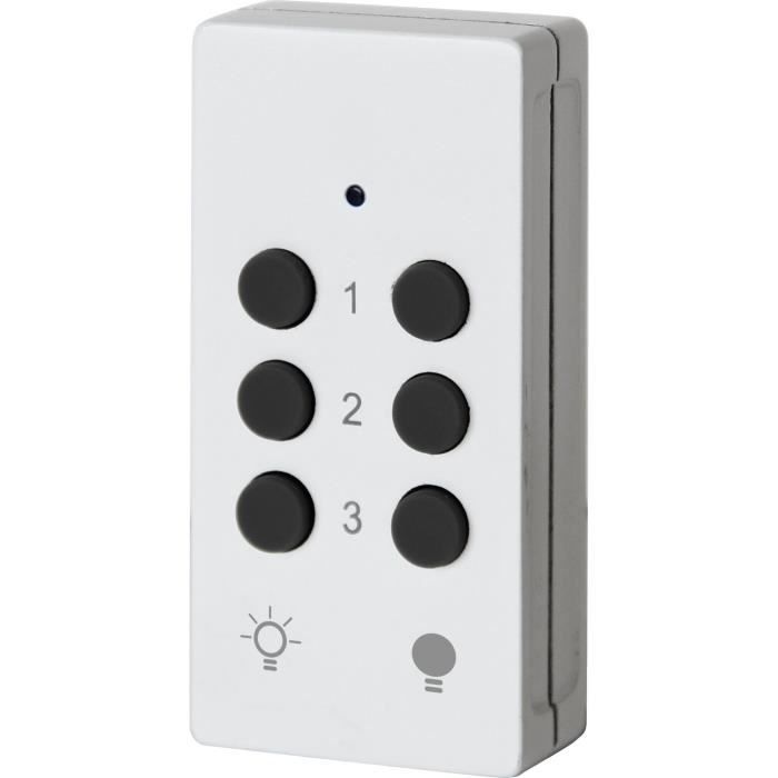 Kit 3 Prises télécommandées + Télécommande - GAO - 230 V - Blanc
