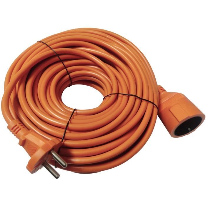 GAO Outdoor Extension Cable - 50 m H05VV-F 2x1.5mm² - Robust
