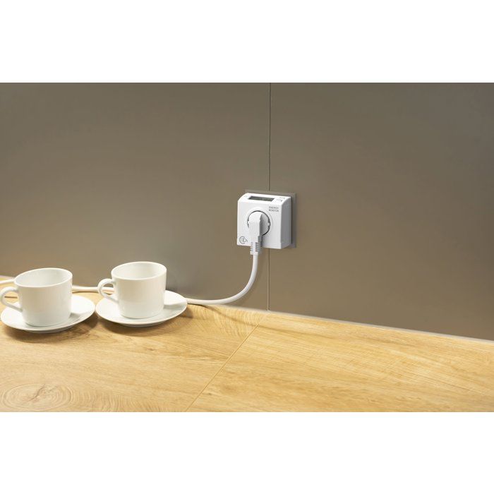 GAO Energy Consumption Monitor - Measures W/kWh/time - 16A 3680W