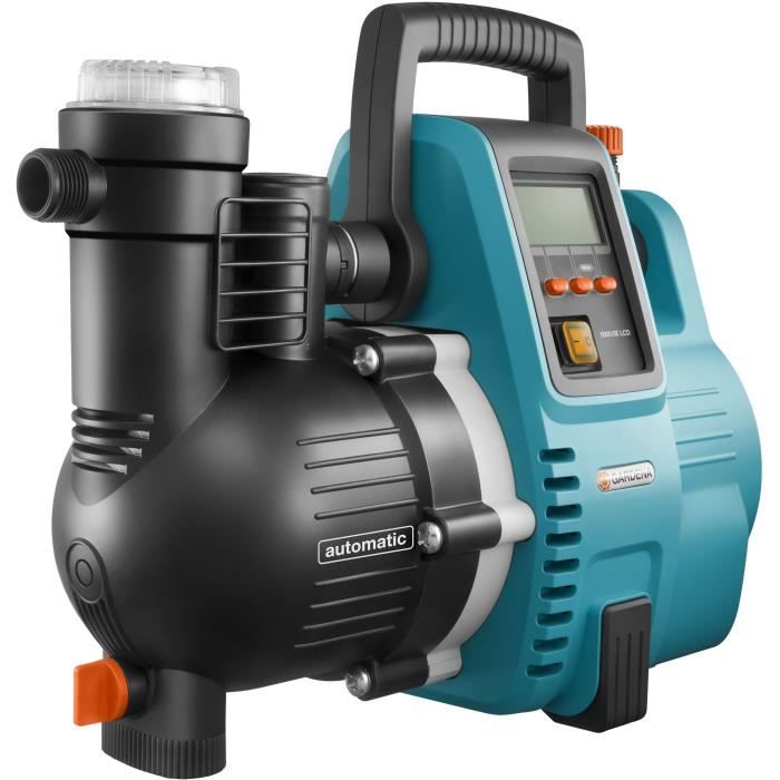 GARDENA 5000/5E LCD Comfort Automatic Pump for Home and Garden - 1300W - Flow rate 5000 l/h - Pressure 5.0 bar