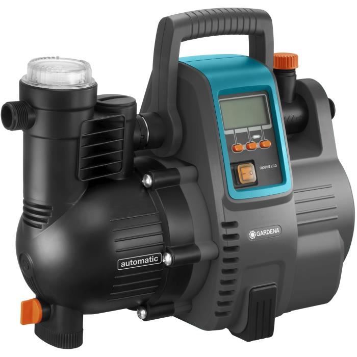 GARDENA 5000/5E LCD Comfort Automatic Pump for Home and Garden - 1300W - Flow rate 5000 l/h - Pressure 5.0 bar