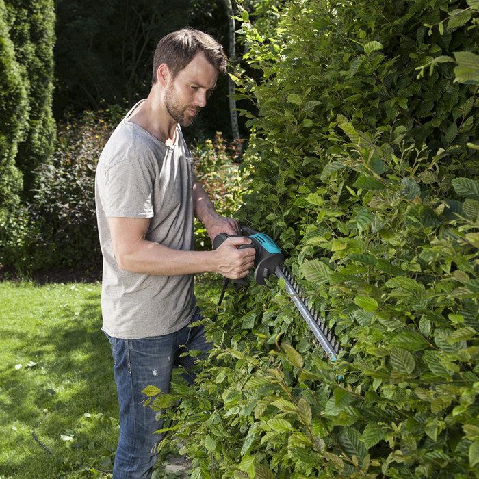 Taille-haies électrique - GARDENA - EasyCut 450/50 - 450W - 50 cm - Poignée ErgoLine - Butée de protection