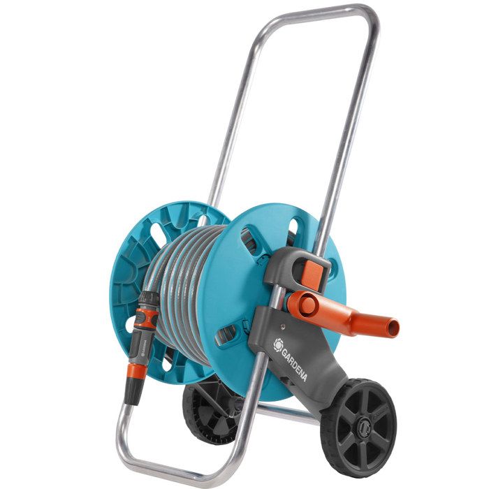GARDENA CleverRoll Hose Reel on Wheels - Size S - 20 m Hose