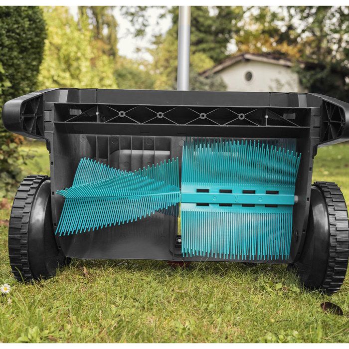 GARDENA Leaf Collector - 3565-20 | Working width: 49 cm, 90 L collection bin, Leaf collector, Sweeper