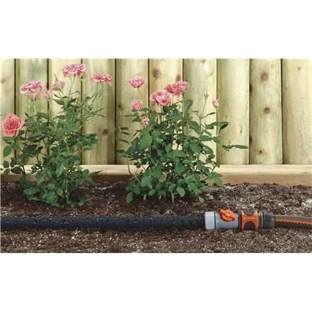 GARDENA Micro-Porous Garden Hose - 15 m Length - Flow and Pressure Regulator - Model 4078500196901