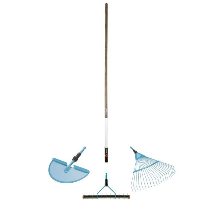 GARDENA Combisystem 130 cm FSC-Certified Wooden Handle - Tool Holder