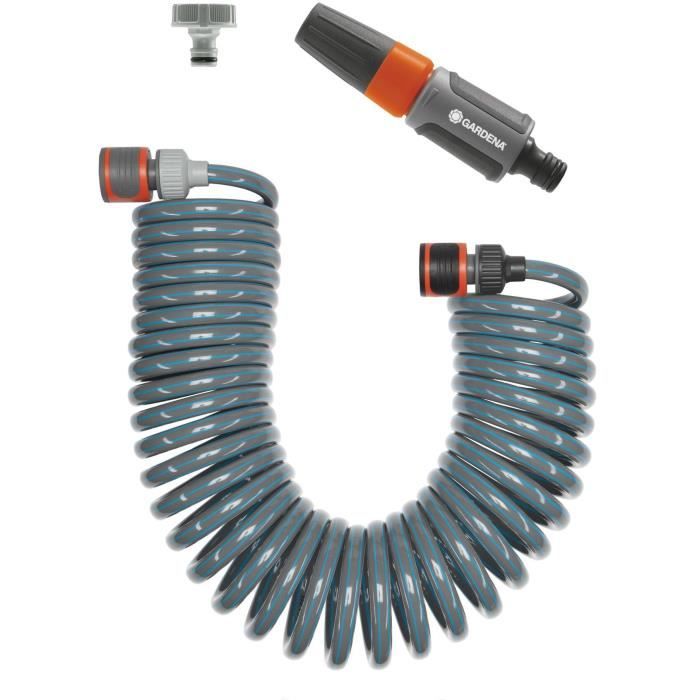 GARDENA Flexible Watering Hose - 15 m Length - Complete Kit with Fittings - Model 4648-26
