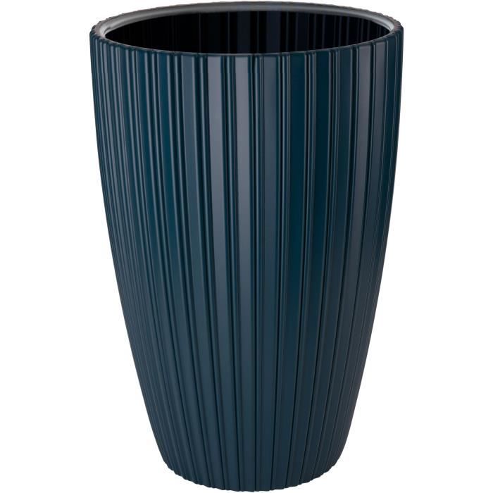 Flower pot - GARDEN ID - Fancy - 40 x 58 cm - For garden, balcony or indoor use - Petrol blue