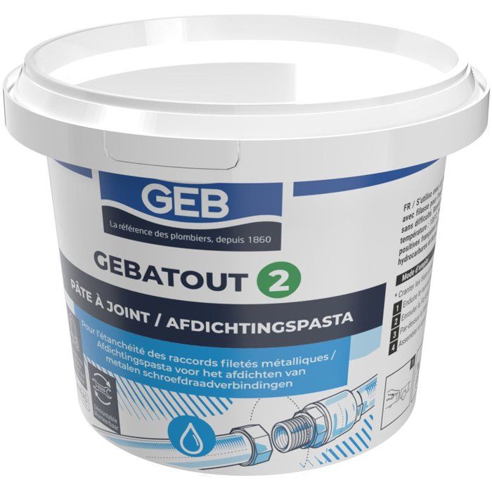 GEB Gebatout 2 Jointing Compound - Suitable for Drinking Water - 500 g Tub