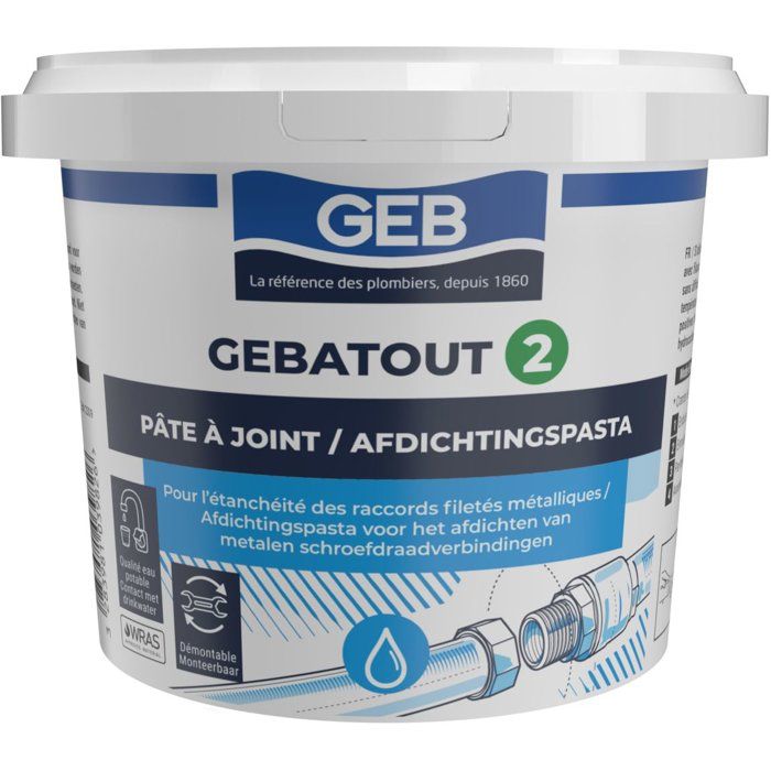 GEB Gebatout 2 Jointing Compound - Suitable for Drinking Water - 500 g Tub