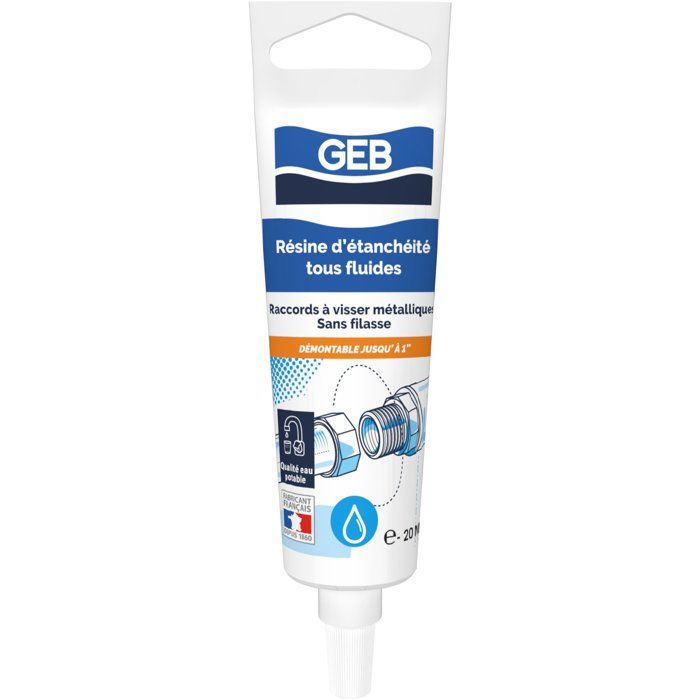 GEB All-Fluid Sealing Resin 20 ml Tube - Drinking Water Compatible