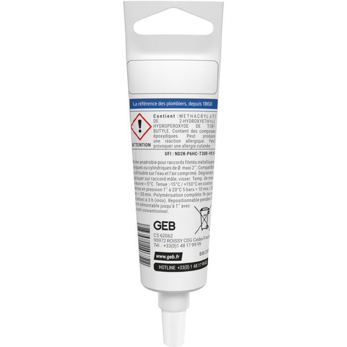 GEB All-Fluid Sealing Resin 20 ml Tube - Drinking Water Compatible