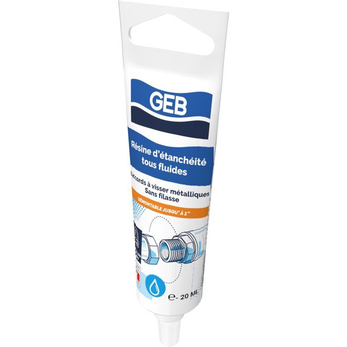 GEB All-Fluid Sealing Resin 20 ml Tube - Drinking Water Compatible