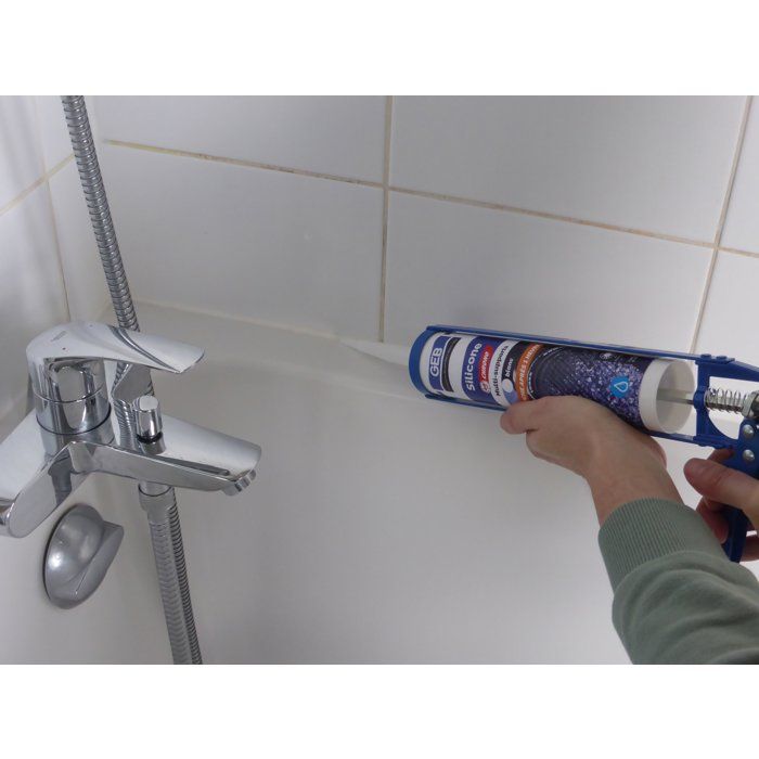 GEB Multi-Surface Sanitary Silicone - 60 Chrono - Translucent - 280 ml