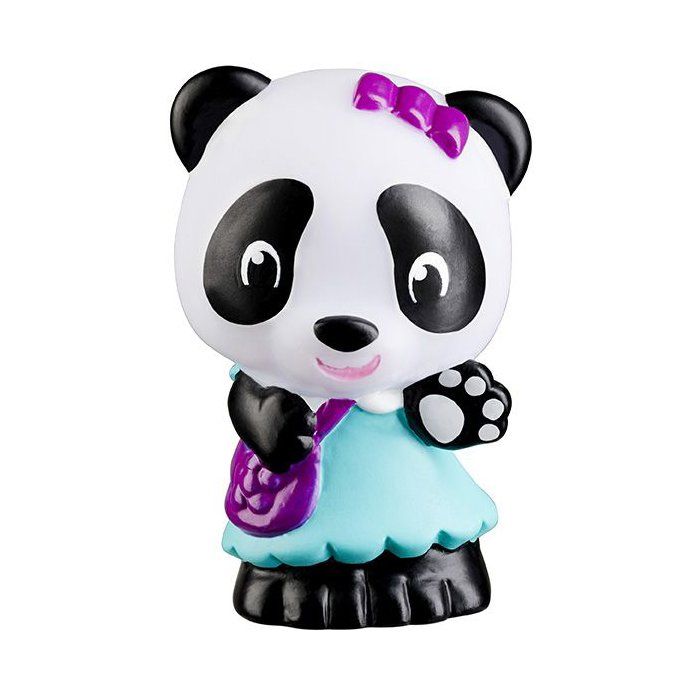 SOPHIE THE GIRAFFE - Klorofil Panda Figurines Set of 4 - Bao, Jian, Tam, Poppy