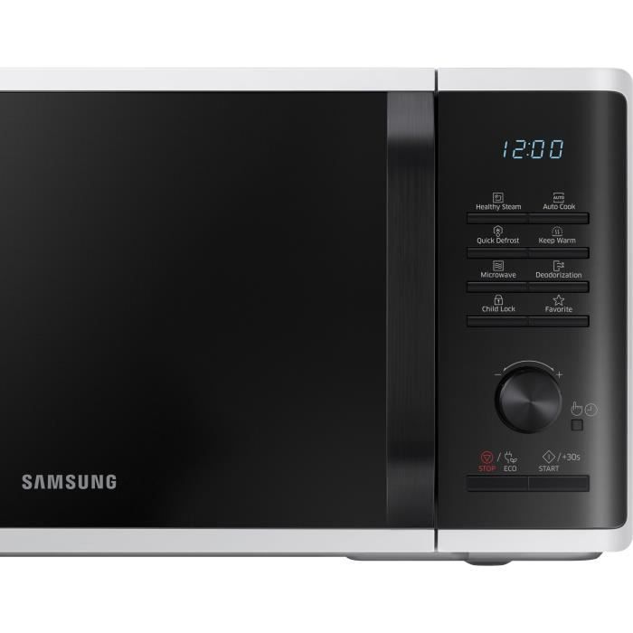 SAMSUNG MS23K3555EW 23 L Solo Microwave Oven - White - Electronic Control + Button - Keep Warm Function