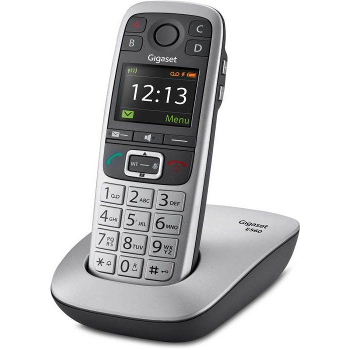 Gigaset DECT Cordless Phone Silver Giga E 560