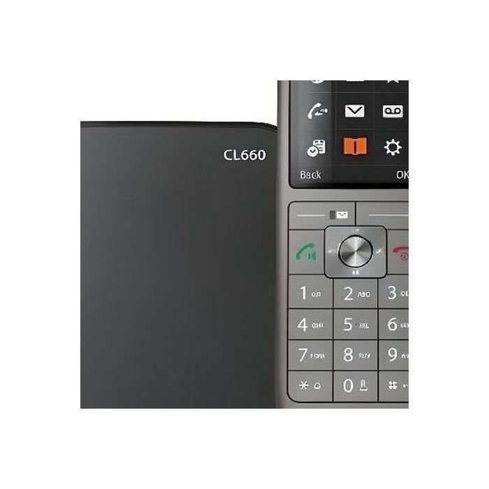 GIGASET CL 660 Cordless Telephone Anthracite with 400-Contact Phonebook