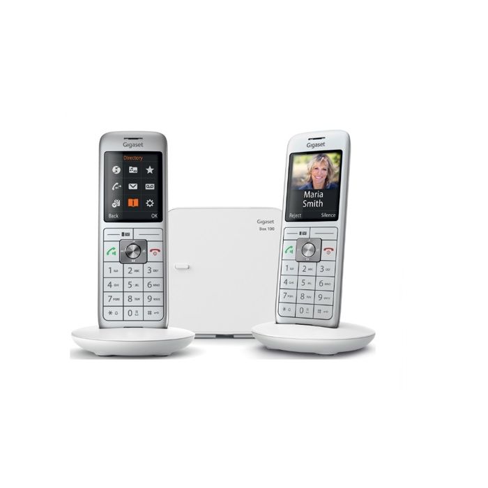 Gigaset CL 660 Duo Cordless Phone - White - 400 Contacts