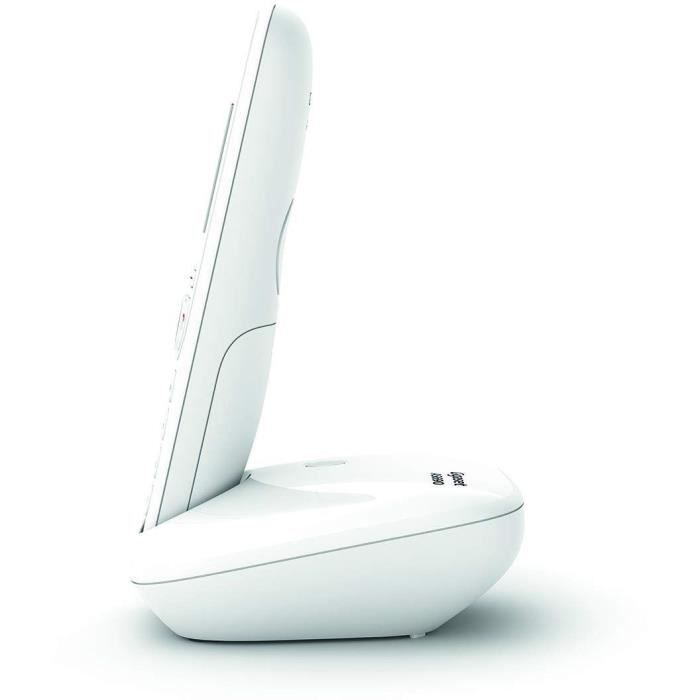 Gigaset AS690 Trio Cordless Phone - White - 100 Contacts - Hands-free