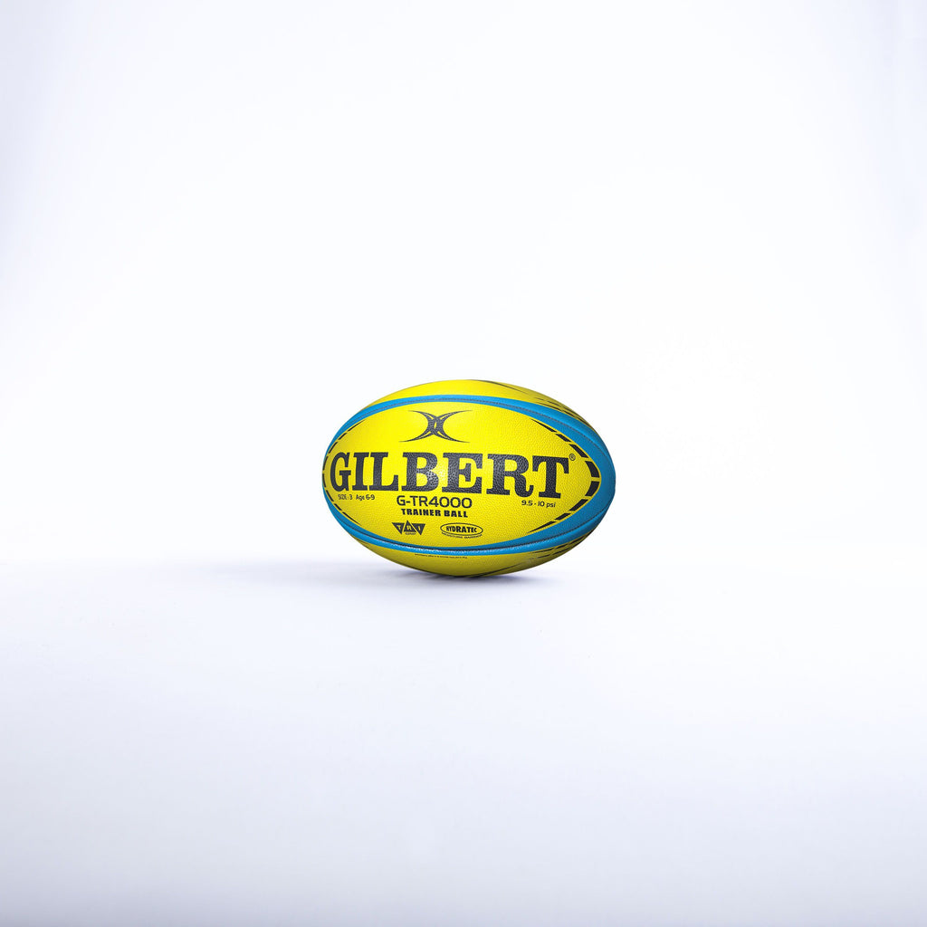 GILBERT Training Rugby Ball - GTR4000 - Fluorescent - Size 3
