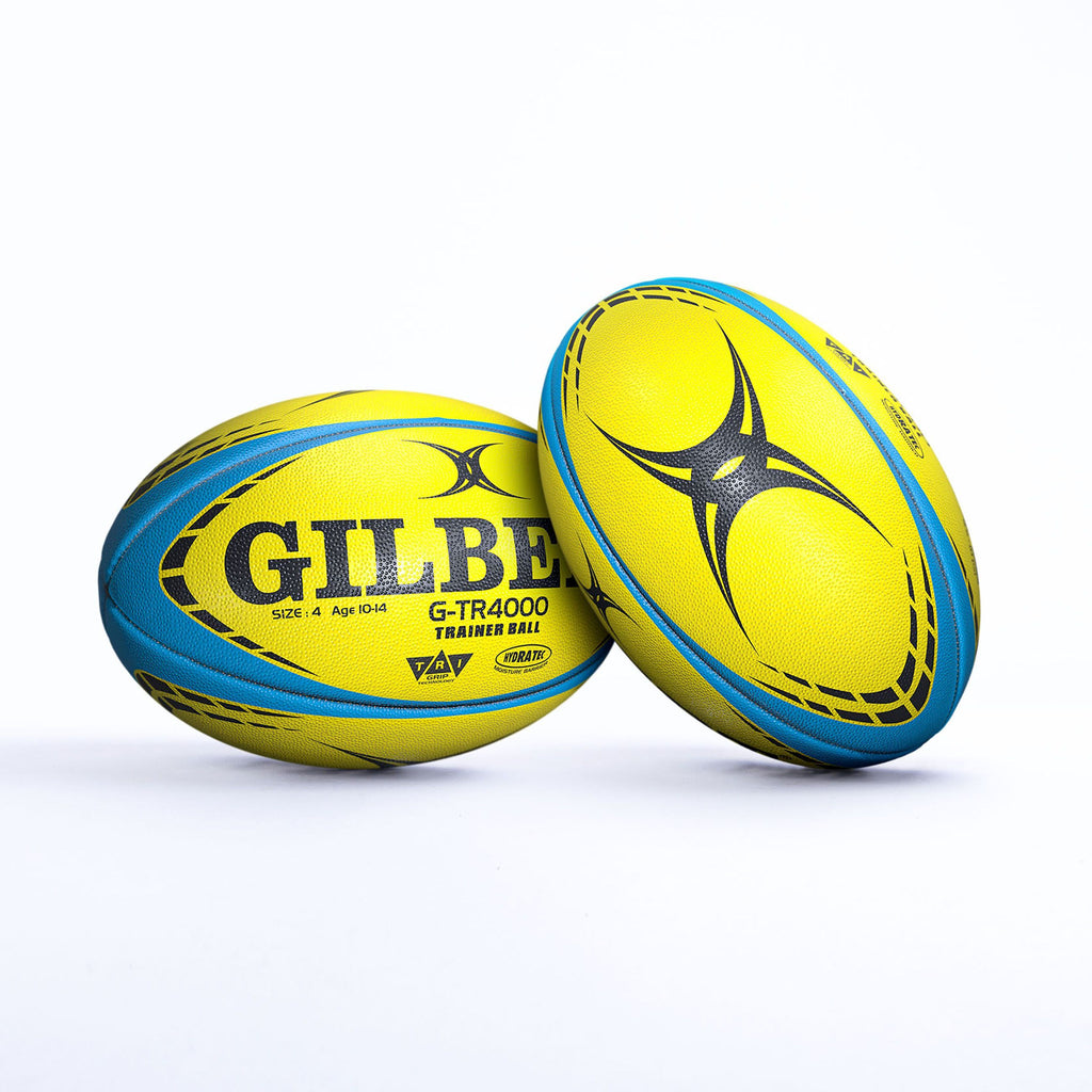 GILBERT Training Rugby Ball GTR4000 Fluorescent Size 4