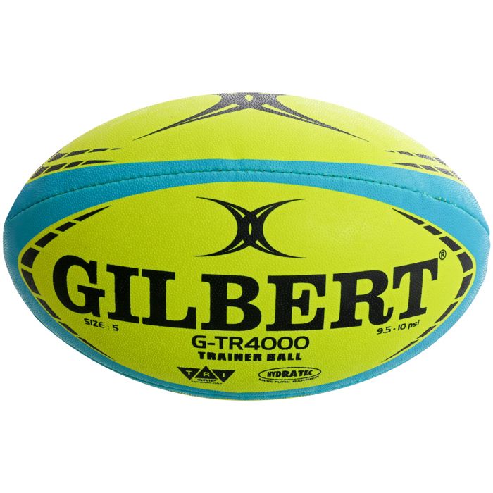 GILBERT Training Rugby Ball GTR4000 Fluorescent Size 4