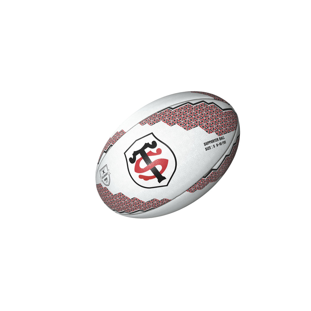 Gilbert Rugby Ball - Toulouse Supporter - Size 5