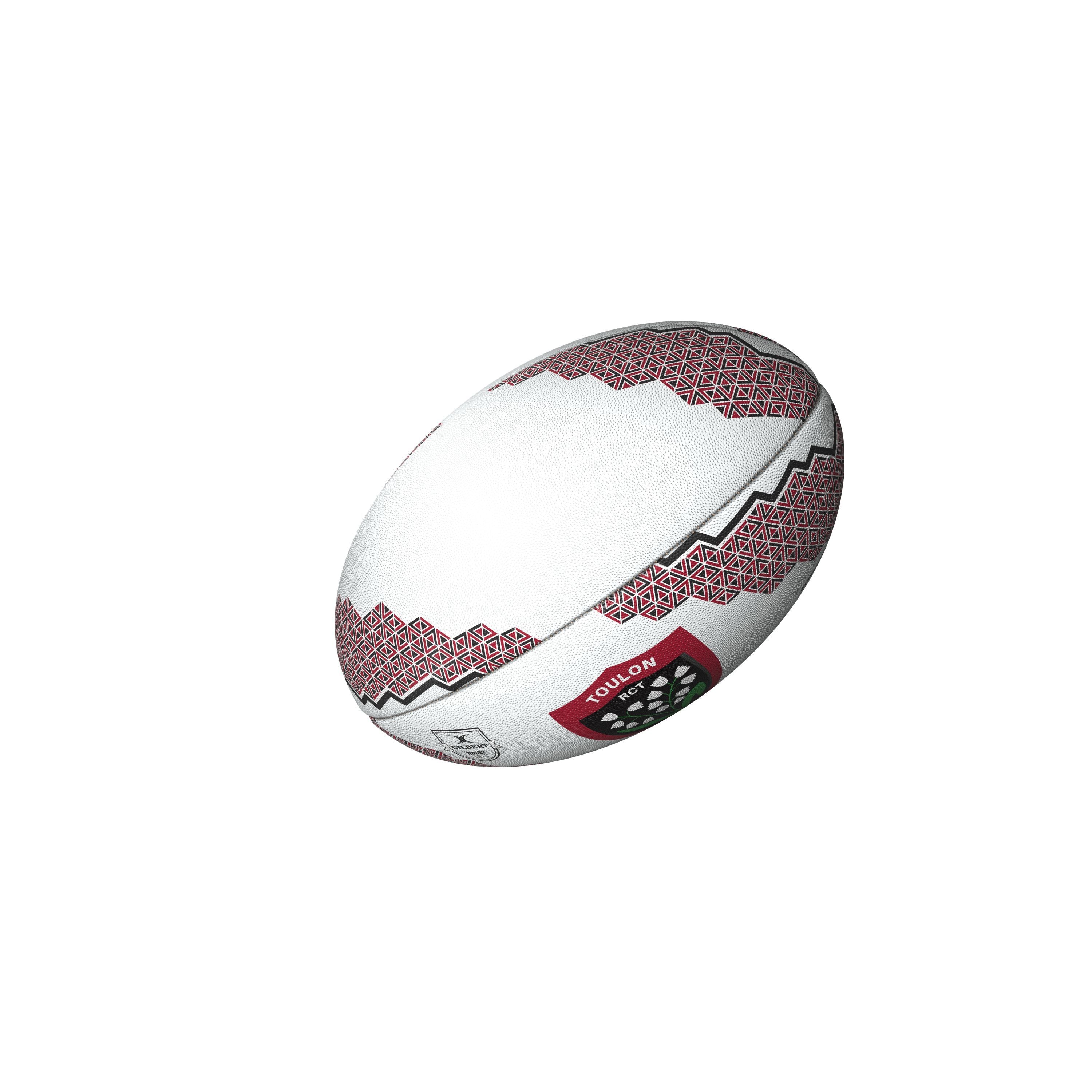 Gilbert Rugby Ball - Toulon Supporter - Size 5