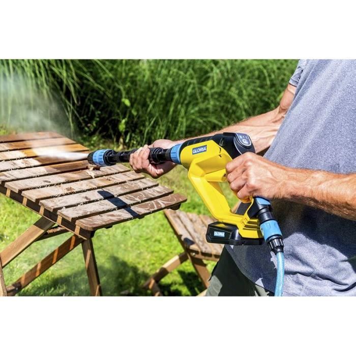 GLORIA MultiJet 18V Cordless Low-Pressure Cleaner - Compatible with BOSCH 18V Battery