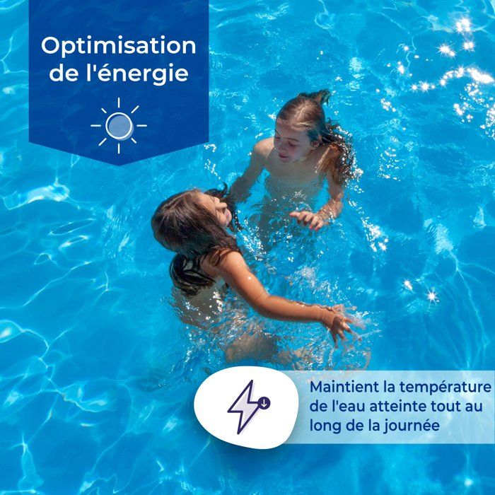 GRE Summer Bubble Cover - 180 µm - 6.00 x 3.00 m Pool - For Steel/Resin, Tubular or Self-Supporting Pools