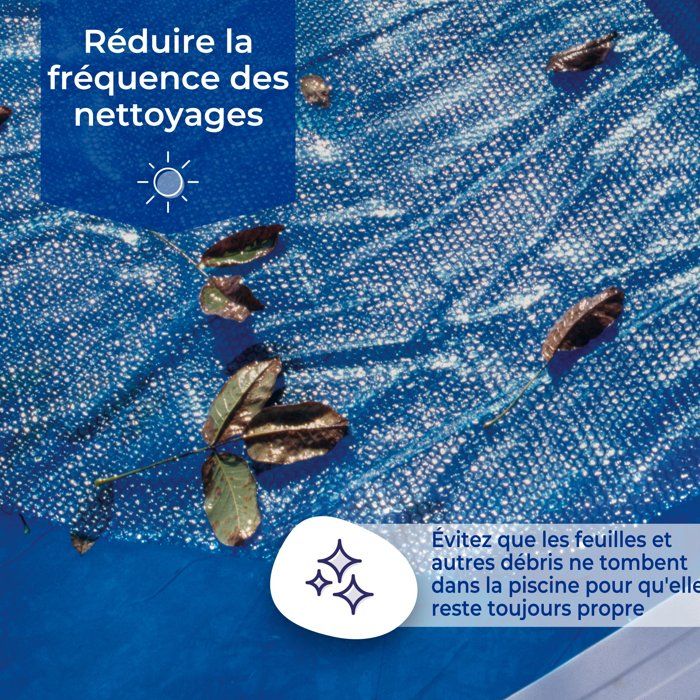 GRE Summer Bubble Cover - 180 µm - 6.00 x 3.00 m Pool - For Steel/Resin, Tubular or Self-Supporting Pools