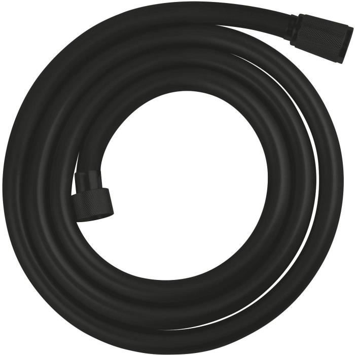 GROHE VitalioFlex Shower Hose - 1.75 m - Anti-Kink and Twist-Resistant - Universal Connection - Matte Black - 287422432