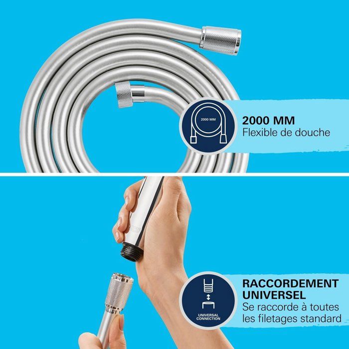GROHE VitalioFlex 27507001 Shower Hose 2 m Chrome
