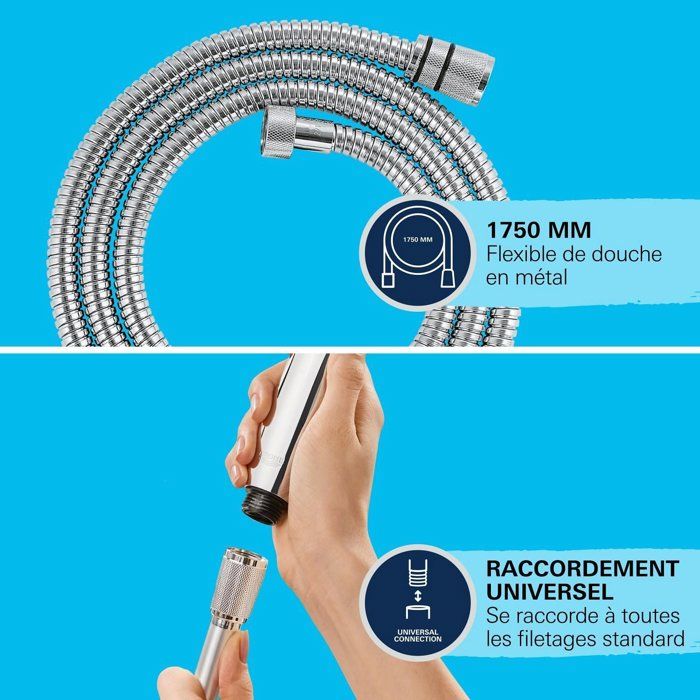 GROHE VitalioFlex Metal Shower Hose 1.75 m