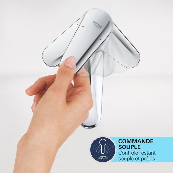 GROHE Swift - Single-Lever Basin Mixer Tap - 24325001 - Chrome - Size M - Water Saving