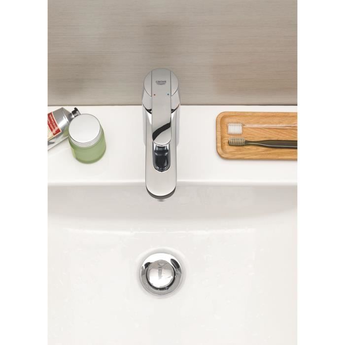 GROHE Get Basin Mixer Tap - Chrome - Water-Saving Aerator