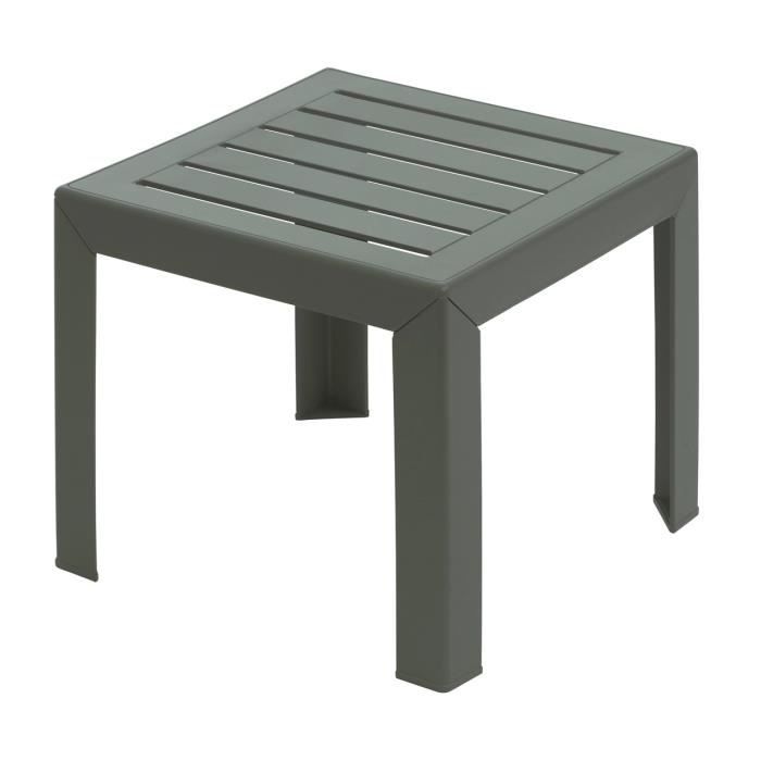 GROSFILLEX Coffee Table - Miami - Forest Green - 40x40 cm - Resin
