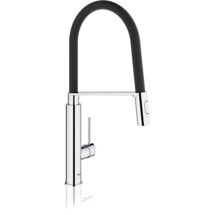 GROHE Concetto 31491000 Kitchen Mixer Tap, Professional Swivel Spout, 360° Rotation