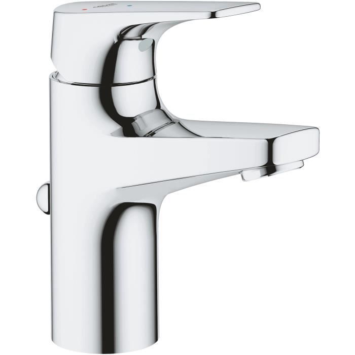 GROHE Start Flow Basin Mixer Tap, Single-Lever, Chrome, Size S, 23769000