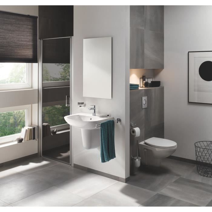 GROHE Start Flow Basin Mixer Tap, Single-Lever, Chrome, Size S, 23769000