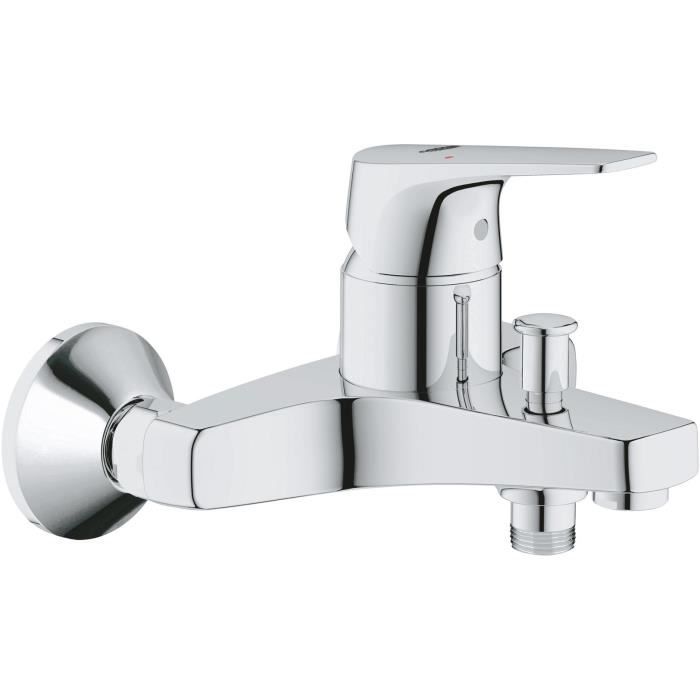 GROHE Start Flow Bath/Shower Mixer - Wall Mounted - Chrome - 23772000