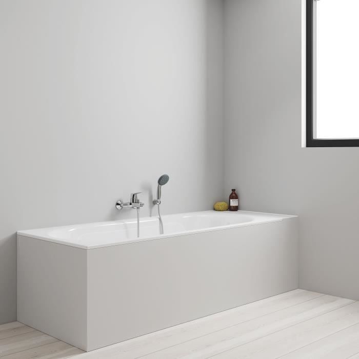 GROHE Start Flow Bath/Shower Mixer - Wall Mounted - Chrome - 23772000